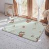 Animal A Bear Floor Mat Eco  Flannel Doormat Non Slip Odorless Indoor Floor Rug Soft Short Plush Home Mat