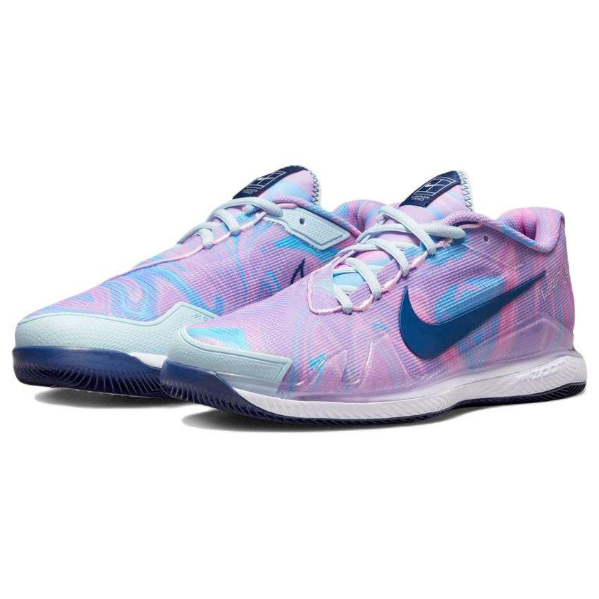 Nike Court Air Zoom Vapor Pro Pink Foam Glacier Синие женские кроссовки Белые полуночные темно-синие CZ0222-400