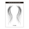Челка Сломанные волосы Тату-наклейка Детские волосы Тату Линия роста волос Парик Наклейка Виски Край Наклейка