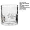 Yousheng Christmas Icon Glass Holiday Themed Stemless Drinking Glasses Unique Texture Design Glassware Christmas Thanksgiving Party Decor