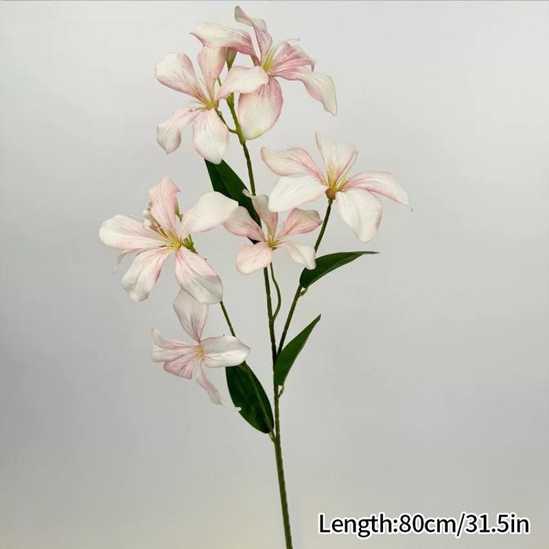 3 Heads Simulated Orchid Multi Colored Flower Arrangement Decor Wedding Bouquet Material High Quality Artificial Flower Bouquets