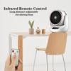 Electric Heater Portable Heating Fan Mini Desktop Air Cold Warm Heater Fan Winter 3 Gears Remote Control Wide for Home