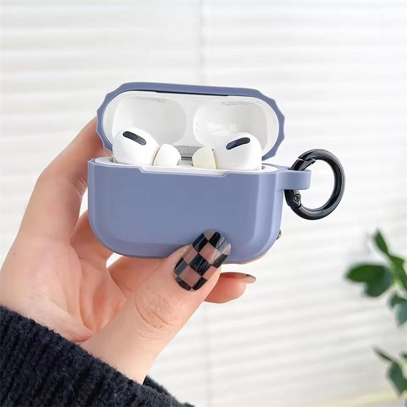 Простой мягкий жидкий силиконовый чехол для AirPods 4 3, беспроводных Bluetooth-наушников, защитная крышка для Apple airpods Pro3 2 1 Funda