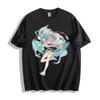 Hatsune Miku Изящный наряд Футболка - Дизайн аниме-персонажа Унисекс футболка