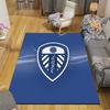 Leeds United Flannel Pattern Square Carpet,Area Rug,Carpet Rug for Living Room Bedroom Sofa Playroom Decor,Non-slip Floor Mat