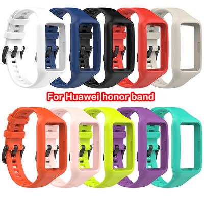 Силиконовый ремешок для Huawei Band 6 7 8 дышащий сменный браслет-браслет для Huwei Honor Band6 ремешок для часов новый