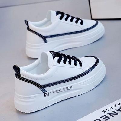 Корейская версия студенческий досуг нишевый дизайн чувство доска обувь прилив 2025 новый стиль порт Харадзюку плоская подошва уличная съемка спортивная обувь женская