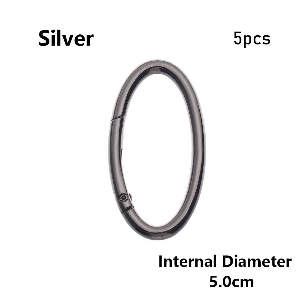 Bottle Hooks Camping Hiking Spring Oval Rings Handbags Clips Outdoor Carabiner Bag Belt Buckles