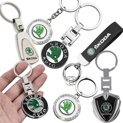 YSAG7 Сплав Хром Автомобильный Брелок Брелок для Yeti Karoq Rapid Kodiaq Octavia Fabia 2 1 A7 Tour RS Superb Kamiq Kodiak Брелок