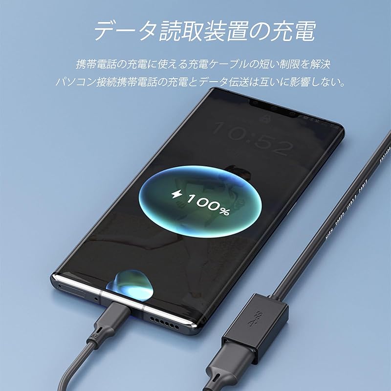 Удлинительный кабель USB 3.0 5 Гбит/с для высокоскоростной передачи данных (USB тип A, штекер - тип A, гнездо) черный 2 м