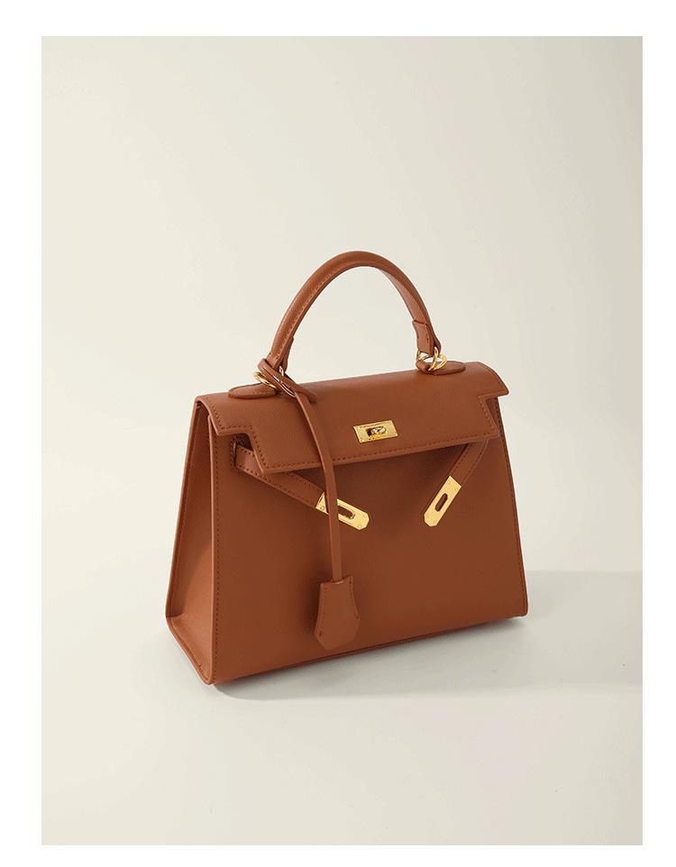 2025 Fashion Kelly 25CM Handmade Crossbody Bag - Трендовая высококачественная сумка на одно плечо