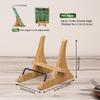Practical-Cookbook Stand For Kitchen Counter, Bamboo Cookbook Holder, For Kitchen, Cook Book Stand, Recipe Book Holder