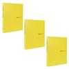 Папка-регистратор Eco Cheongun A4 Eco Mini на 3 отверстия, желтая, 3 шт.