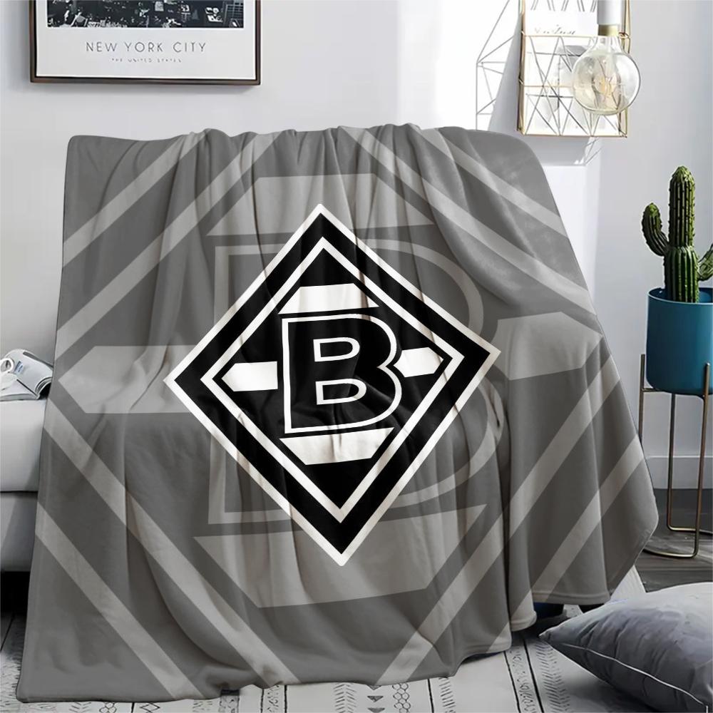 1pc Borussia Print Flannel Blanket, High quality Comfortable for All Seasons, Home Decor, Warmth and Comfort, Perfect for Christmas Gifts16