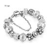 12 созвездий женский браслет хрустальное стекло сплав браслеты из бисера для дам модные ювелирные изделия ручная цепочка