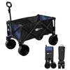 WAQ Carry Wagon Free Standing Storage Compact Load Capacity 150kg Convergence Type 106L Large Capacity Folding Outdoor Wagon Carry Cart Camping Cart