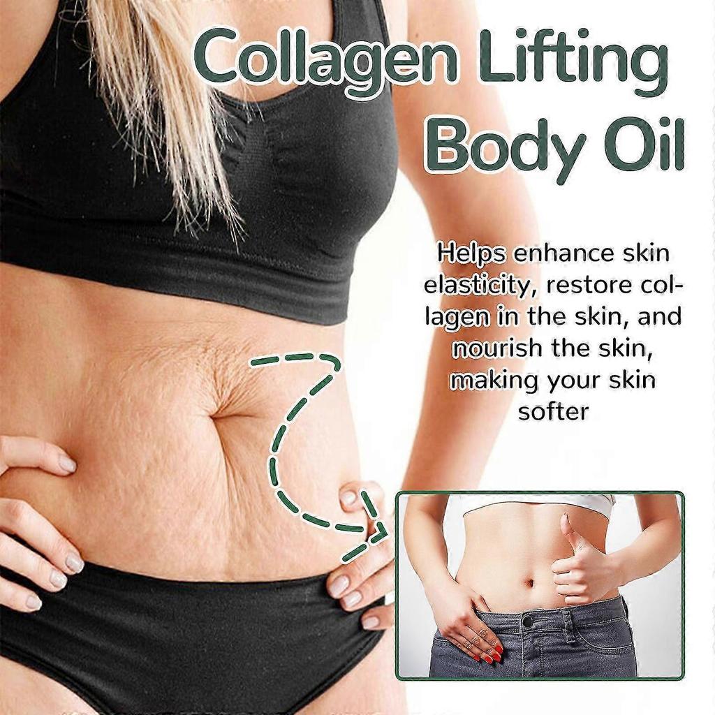 3x OceAura Collagen Firming Body Oil Hydrating&Elasticity-Boosting Massage Oil for Smooth Skin_YNYN