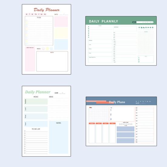 Планировщик питания Блокнот Планировщик сбалансированной диеты Список покупок План еженедельных приемов пищи Effortless Double