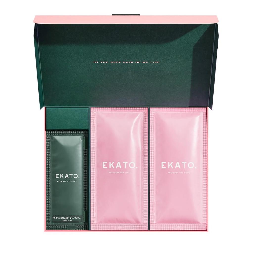 Precious Gel Pack Dioxide Gas EKATO. (Carbon pack/Carbonated pack/Face pack/Carbonated) (10 Servings, 10, Servings)