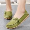Обувь для женщин Мокасины Плоские женские лоферы из натуральной кожи Женские туфли Slip On Ballet Nurse Женские туфли больших размеров