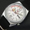 REFURBISHED VINTAGE SEIKO 5 AUTOMATIC JAPAN MENS SILVER DIAL WATCH A433572-2 R117-a433572