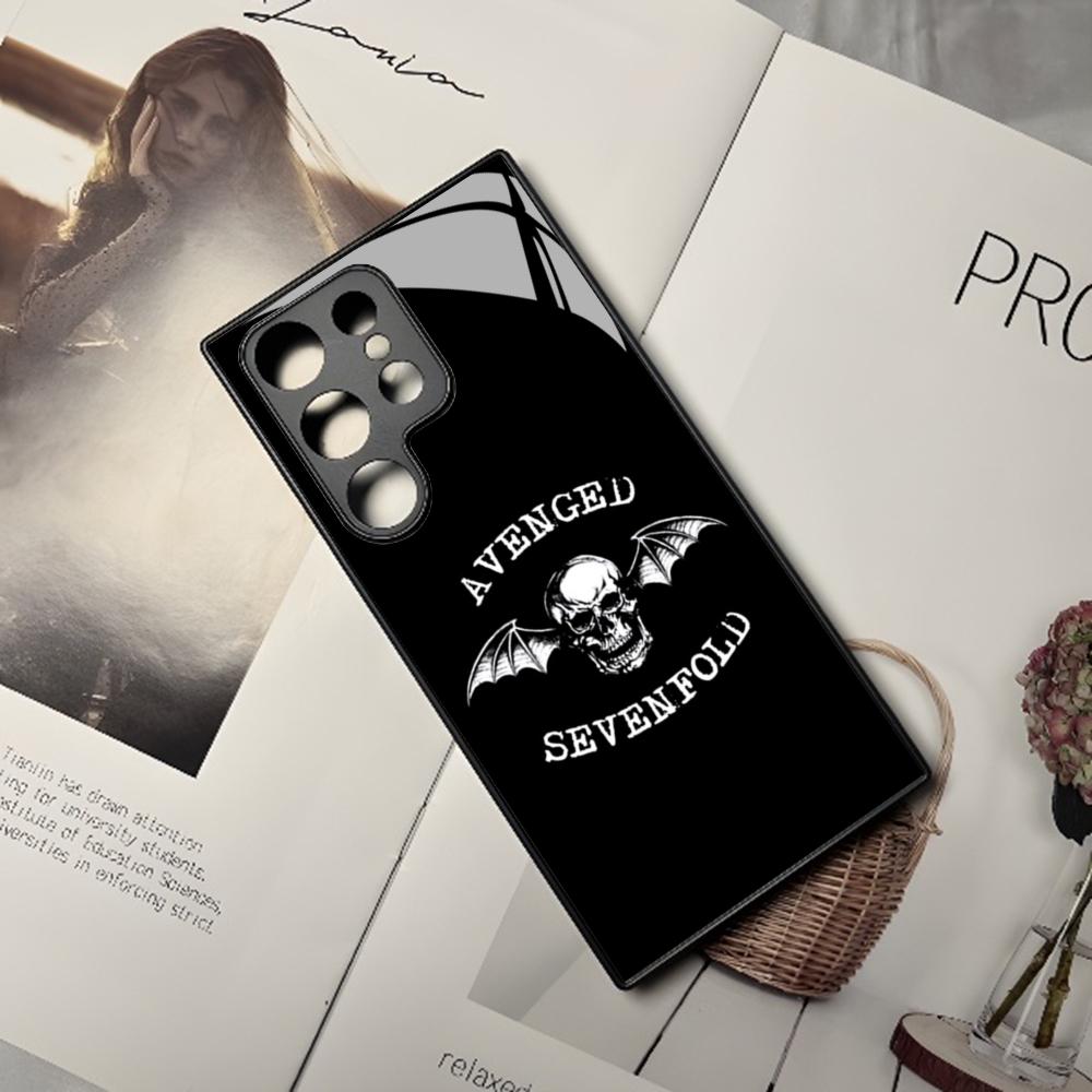 A-Avenged Sevenfold Phone Case For Samsung Galaxy S26 S25 S24 S23 S22 S20 S21 Edge Ultra Plus Fe Colored Silver Cover