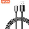 66W 6A Type C Charge Data Cable Spring Metal Braided For Xiaomi 12Pro  K60 Samsung S6 S7  P40 P60 Android Phone USB C Cord