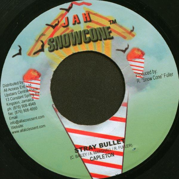 7inch Record CAPLETON / K.B. - Stray Bullet / How Wi Stay NONE Jah Snowcone 2004 Japan Reggae, Ska & Dub Used