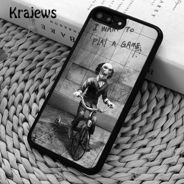 Krajews Jigsaw Saw Phone Case Cover For iPhone 17 Air 16 15 14 plus 11 12 13 pro max coque