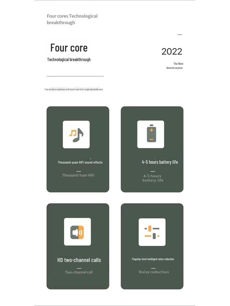 Настоящие беспроводные Bluetooth-наушники J18: Внутриканальные стереонаушники с длительным сроком службы аккумулятора и Bluetooth 5.3.