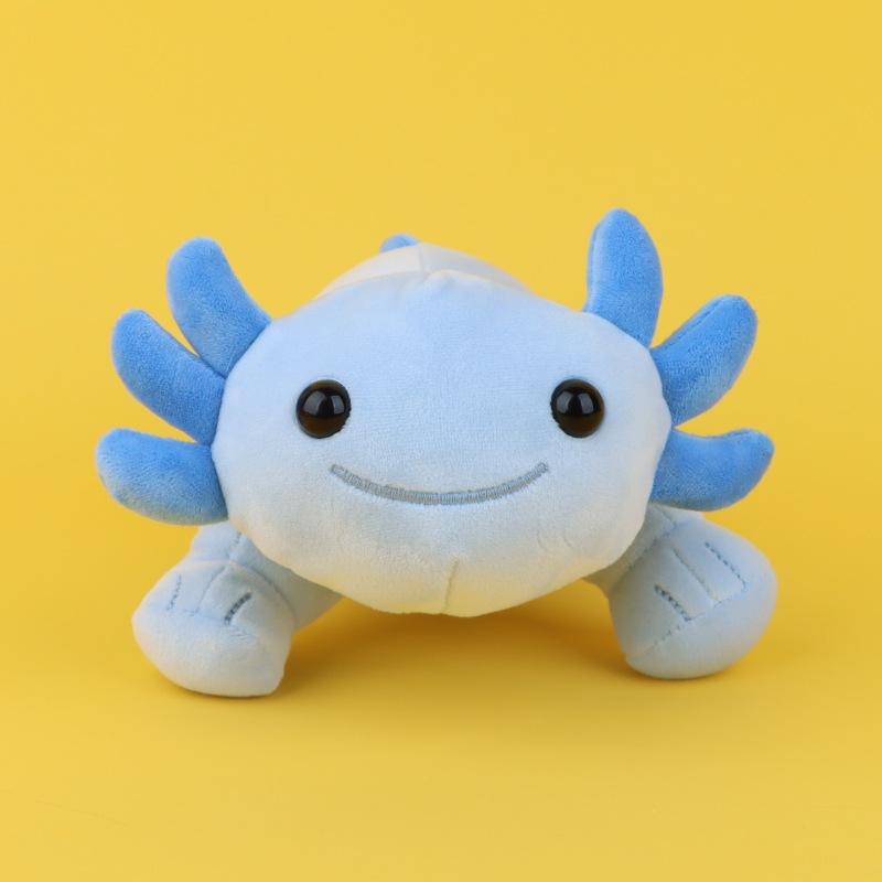 Четырехцветная крадущаяся Саламандра Аксолотль, мультяшная милая шестиугольная кукла-динозавр, детская плюшевая игрушка