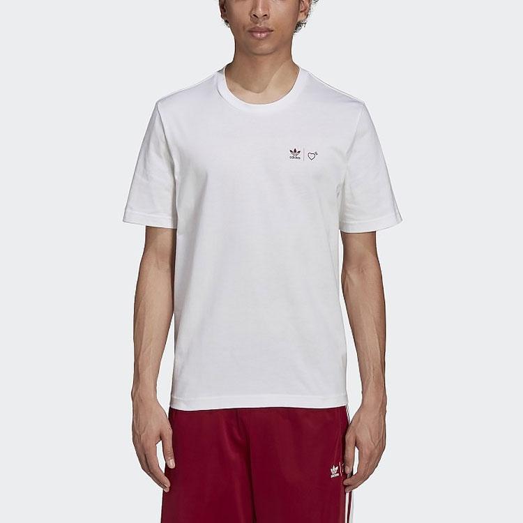 Adidas Originals X Human Made Adidas Originals Trefoil X Human Made Collaboration Повседневная спортивная футболка с круглым вырезом и дышащим коротким рукавом GV4338