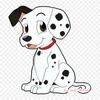 Cartoon Dalmatian Dog Dalmatian Dog The Hundred And On Iron On Heat Transfer Printing Vinyl Patches Sticker for Clothes DIY Appliques Washable Patches