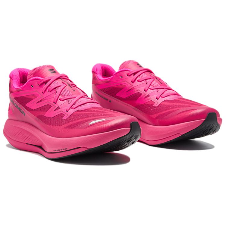Women's Sneakers SALOMON Phantasm Sports Cushioning, Wear Resistant Low top Running Shoes Women's Pink