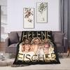 Helene Fischer German Singer Plush Blanket Kids  Flannel Throw Blanket For Living Room Super Soft Design Quality Bedspread