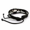 2Pcs Luminous Couple Bracelets Sun Moon Adjustable Black Braided Bracelet Friendship Fashion Romantic Jewelry Birthday Gifts