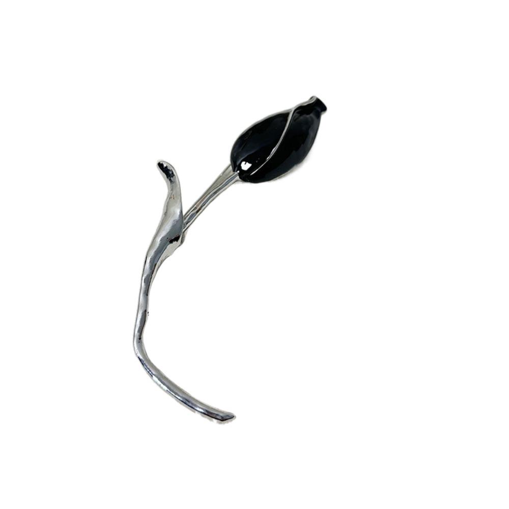 Гальванизированная брошь-тюльпан Изысканная булавка для одежды Аксессуары Индивидуальность Шарм для костюма Деко Вечеринка