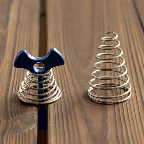 Deck-Anchor Pegs with Carabiners Windproof Tent Rope Tensioner Aluminum Deck Tie Down Spring Tent Stakes Outdoor Camping Fishbone Tent Pegs