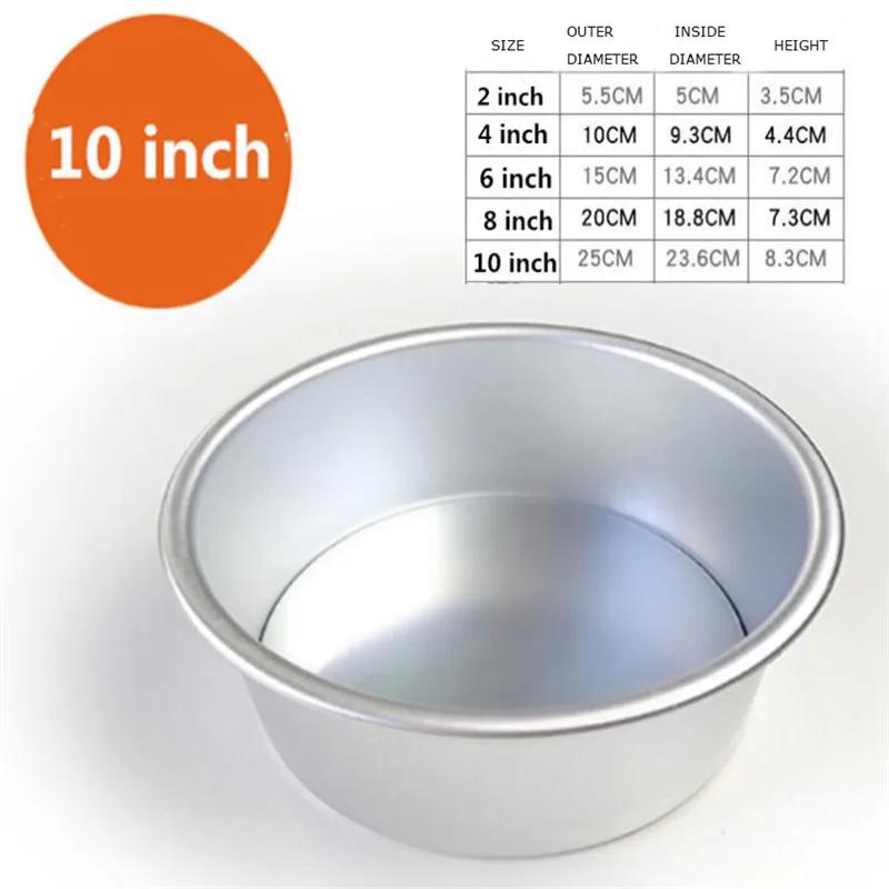 6/8/10 дюймов круглая форма для выпечки с подвижным дном, форма для украшения хлеба, антипригарное покрытие, поднос для инструментов для домашней кухни и духовки 1 шт.
