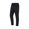 Li Ning Fitness Series Solid Color Mid Waist Comfortable Breathable Versatile Straight Leg Sports Pants Men Bottoms Black AYKU169-2