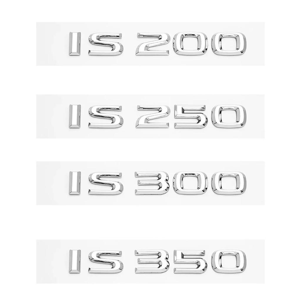 Логотип на багажнике Lexus IS200 IS250 IS300 IS350 IS500, модифицированный, с буквами, из ABS-пластика.