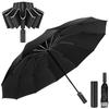 Moon River Reverse Folding Automatic 12 Suitable for Typhoons and Rainy Sun and UV Parasol with Reflective Includes Umbrella Pouch Umbrella, One-Touch