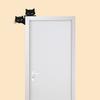 Metal Cat Door Topper Reversible Halloween Christmas Decor Kitty Corner Frame Sign Wall Vintage Spooky Decoration