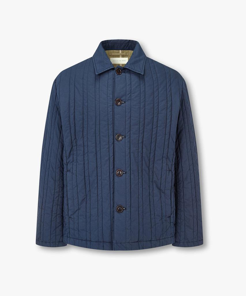 Man On The Boon Vertical Quilted Padded Jacket_Navy 4715309013