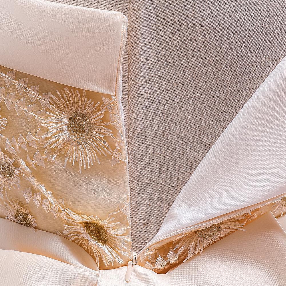 Торжественное кружевное платье на день рождения для детей 4–14 лет, праздничное платье для маленьких девочек, платье принцессы с бантом для крещения, вечерние и свадебные платья с цветочным рисунком