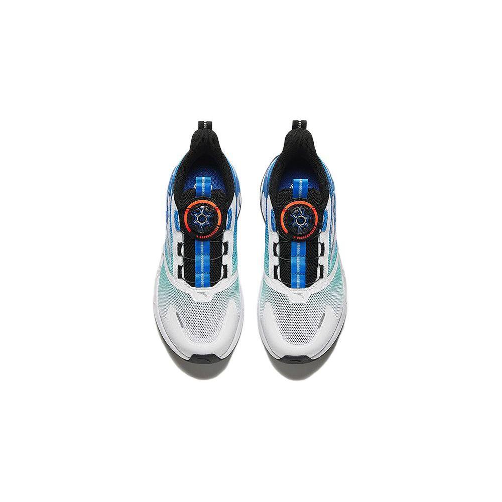 Anta Kids Comfortable Versatile Non-Slip Breathable Low-Top Running Shoes Kids Running Shoes White Blue A312425516-3