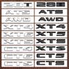 ABS Буквы CT4 CT5 CT6 CTS XT4 XT5 XT6 XTS ATS AWD 25T 28T 40T Наклейка Автомобиль Задний Багажник Хвост Багажника Шильдик Логотип Для