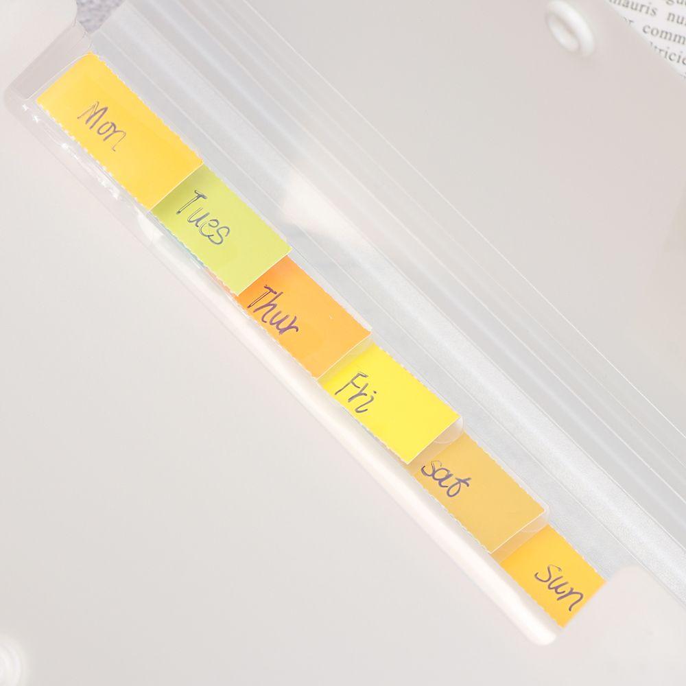 A6 Office Supplies File Case Plastic 12 Pockets File Folder Document Bag Paper Organizer