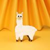 Fashion Accessories Acrylic Animal Brooch Alpaca Cartoon Chest Flower Clothing Accessories