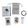 2.01 Inch Vlog Selfie Monitor Screen Magnetic Phone Back Camera Selfie Monitor for Live Streaming White